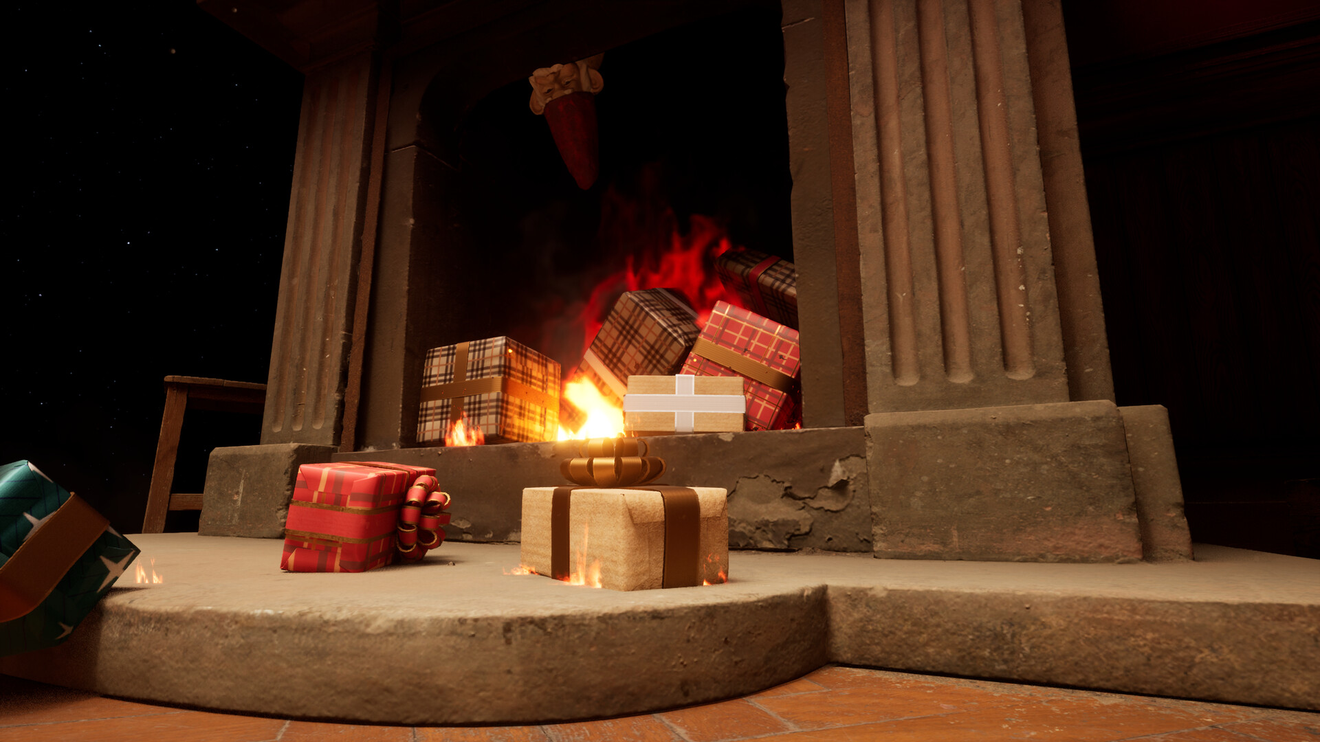 Unwanted Xmas Gift Burning Simulator screenshot 4