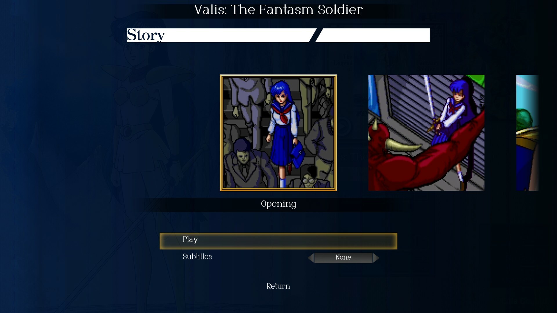 Valis: The Fantasm Soldier Collection Launcher screenshot 4