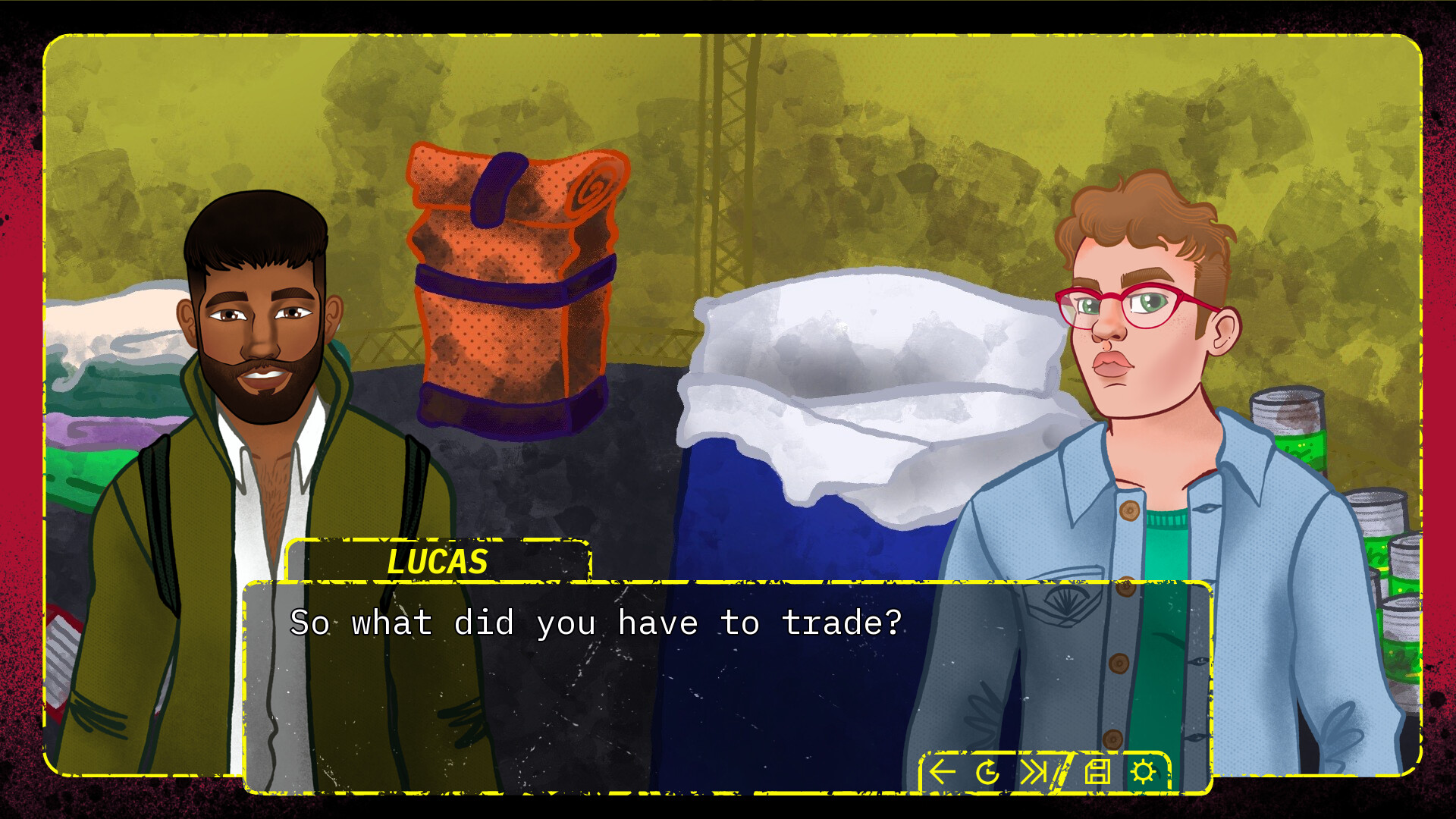 DESERT OF ASH: a Post-Apocalyptic Gay Sex Simulator screenshot 1