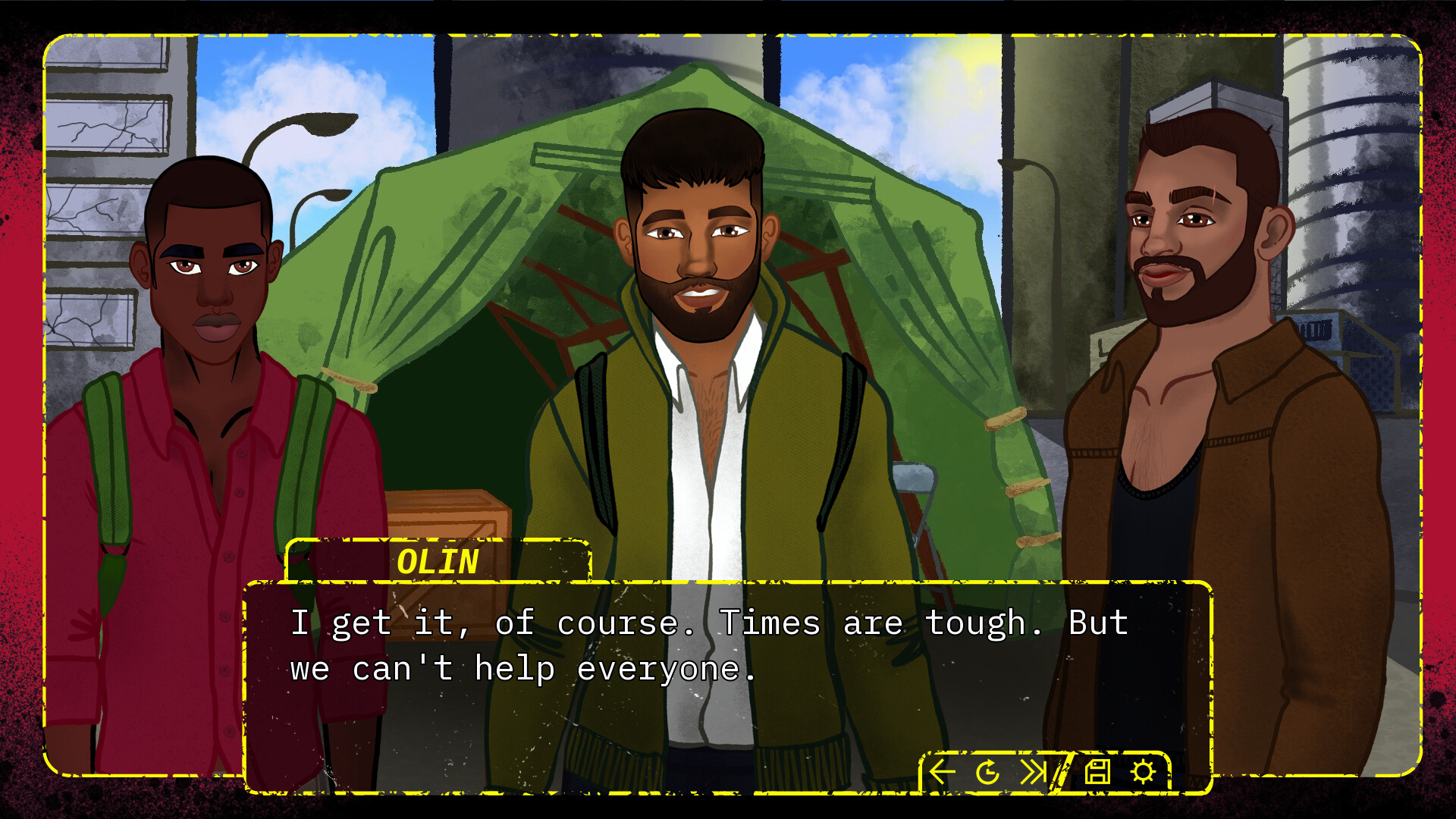 DESERT OF ASH: a Post-Apocalyptic Gay Sex Simulator screenshot 7