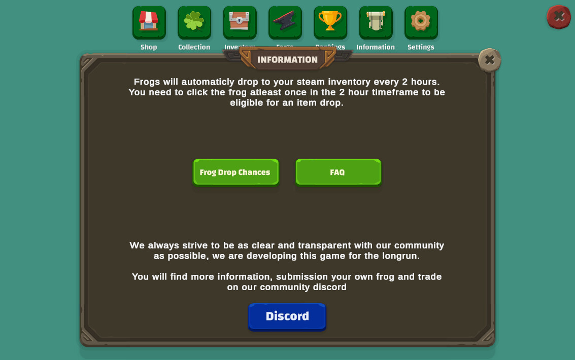 Frog screenshot 1