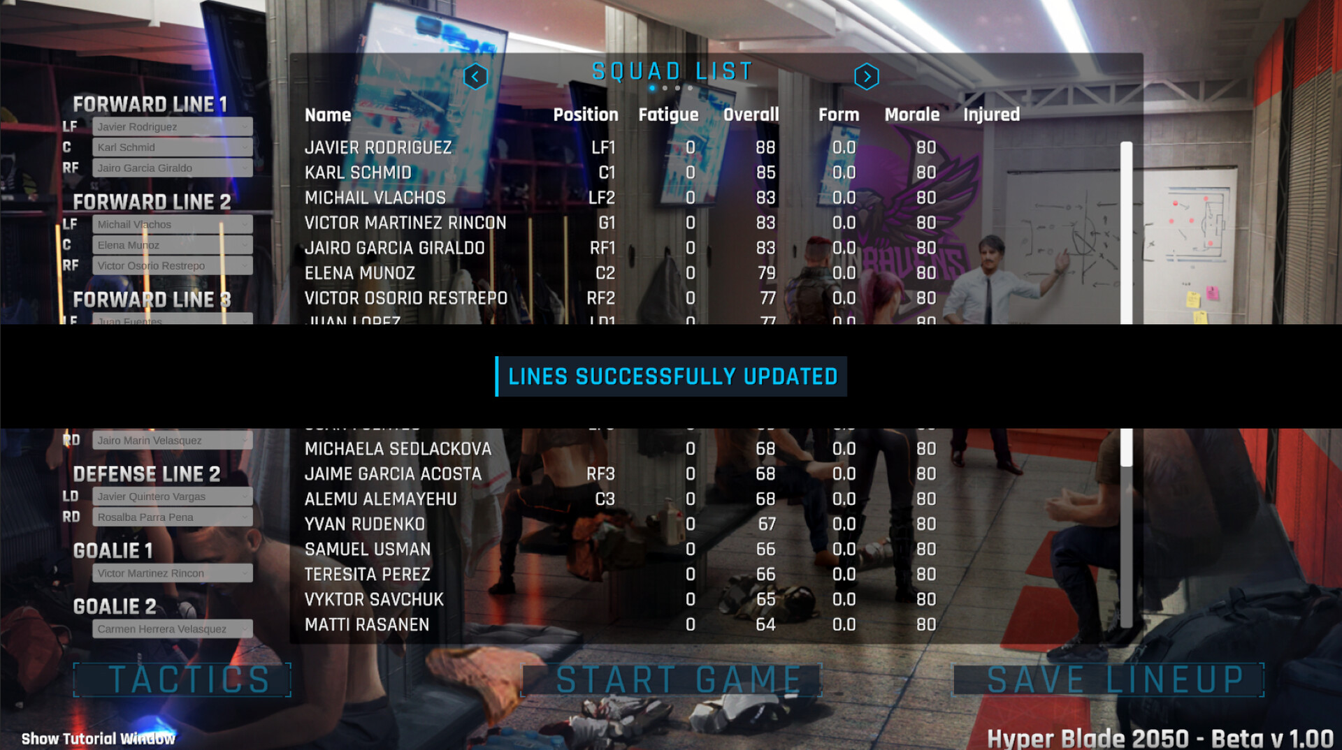 HyperBlade 2050 - Dystopian Sports Manager screenshot 2