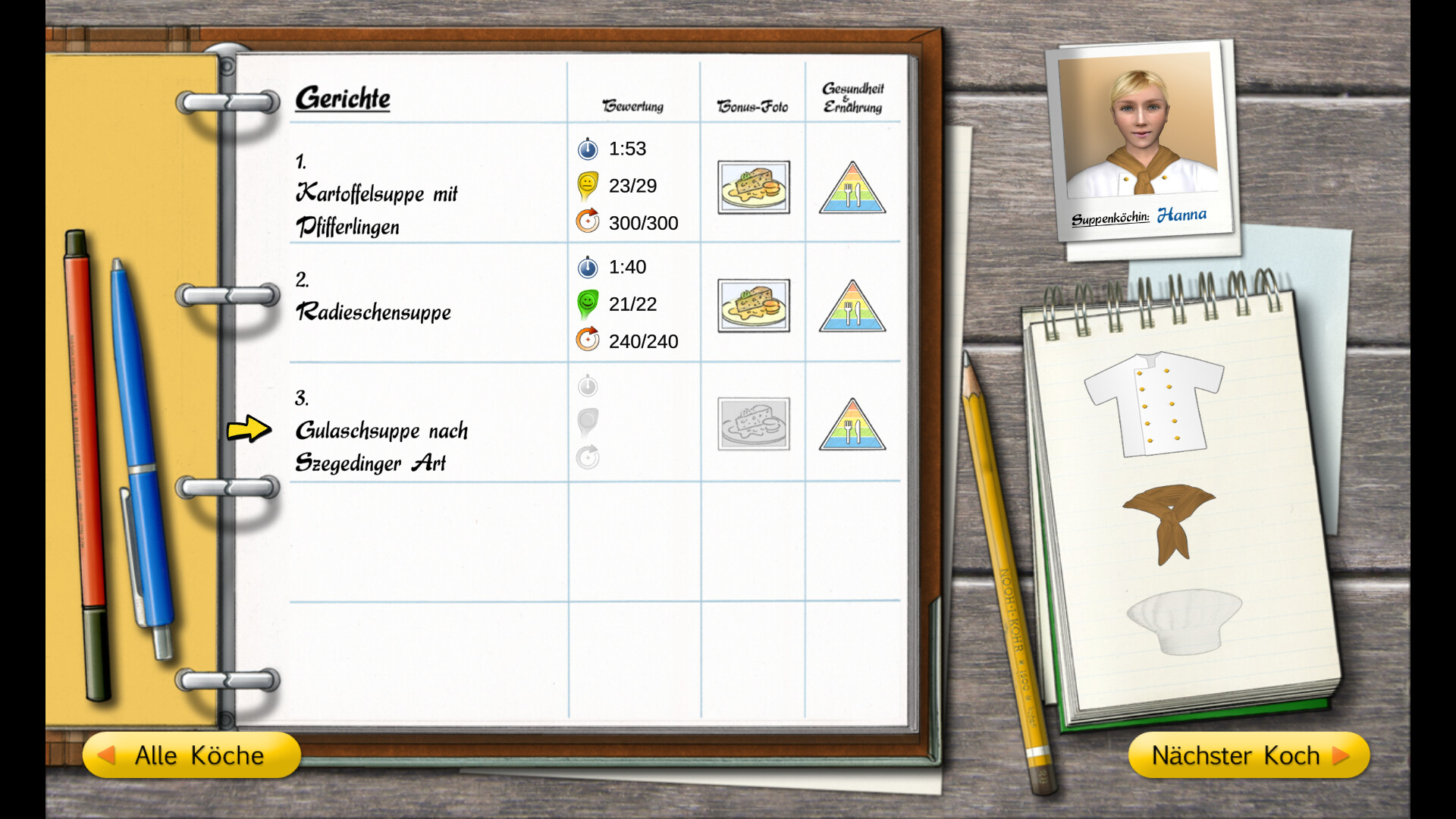 Sarah Wiener Kochspiel screenshot 2