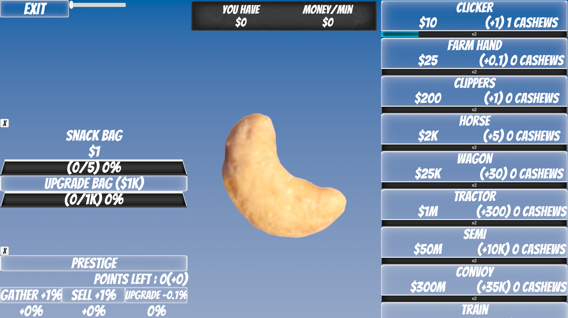 Cashew Clicker screenshot 4