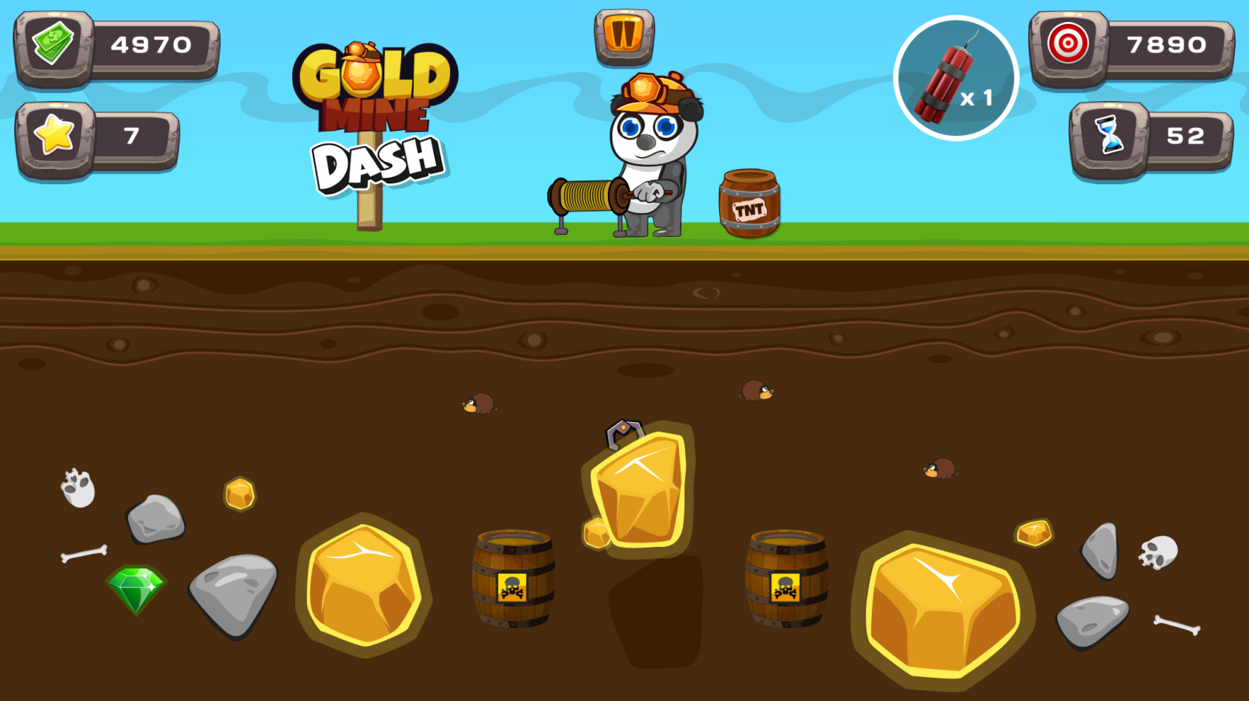 Gold Mine Dash screenshot 1