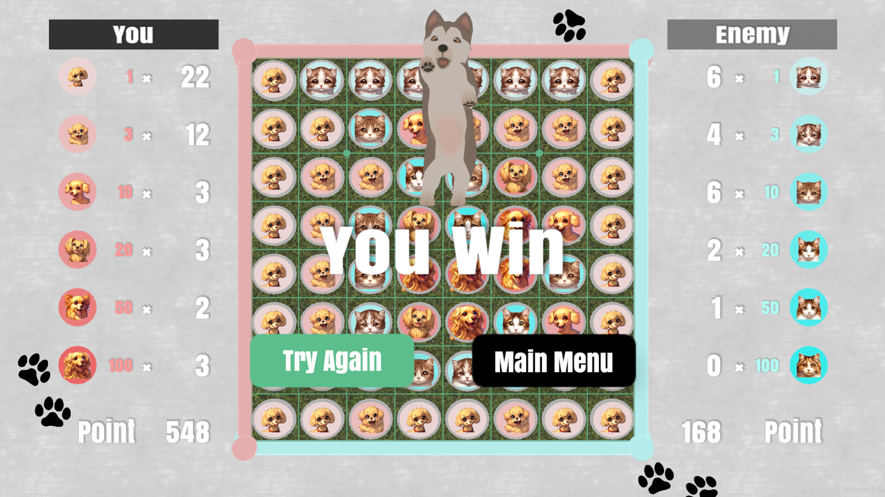 Dog vs Cat Othello screenshot 3