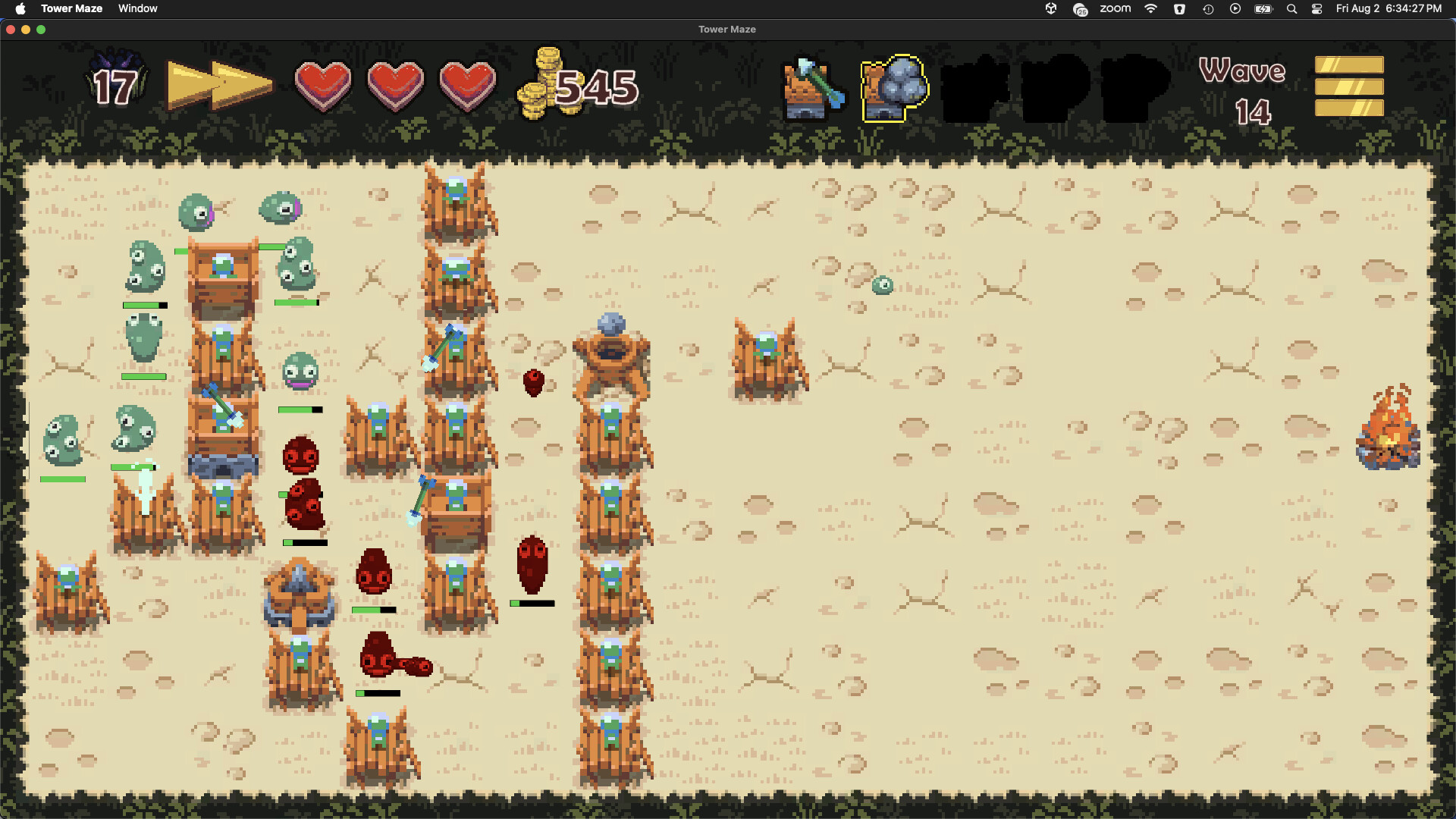 Tower Maze Defense screenshot 3