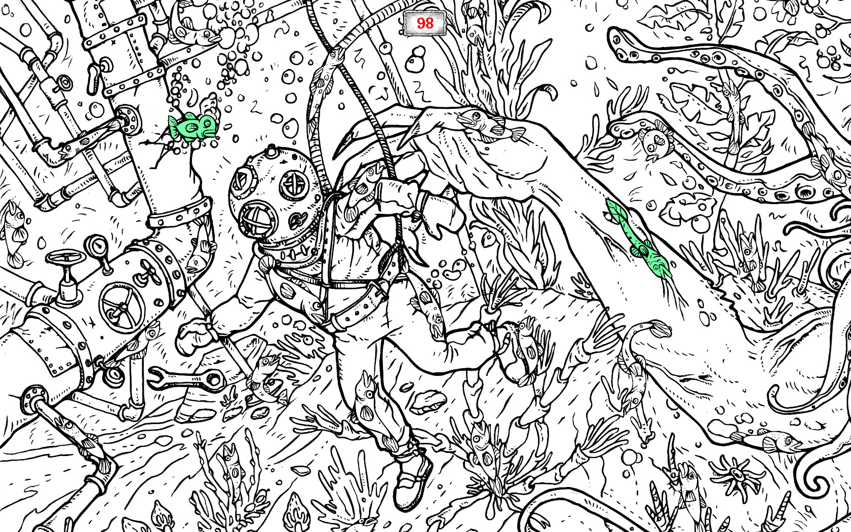 100 hidden Cthulhu fish 2 screenshot 5