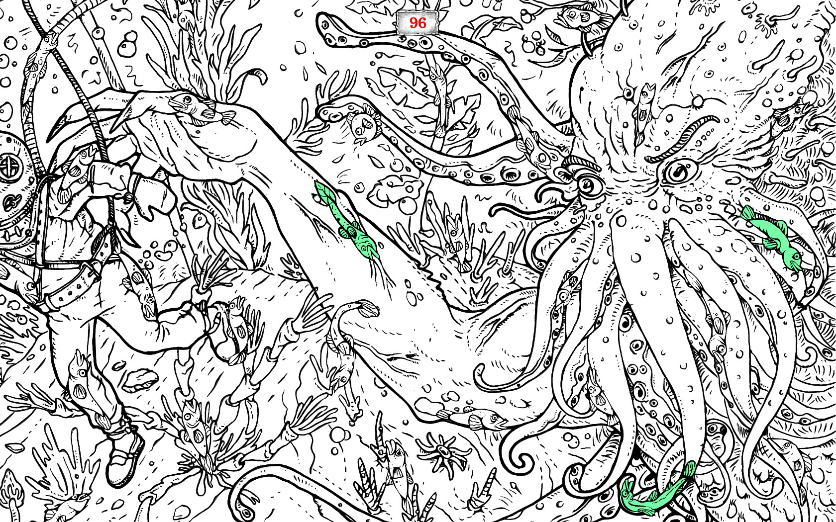 100 hidden Cthulhu fish 2 screenshot 1