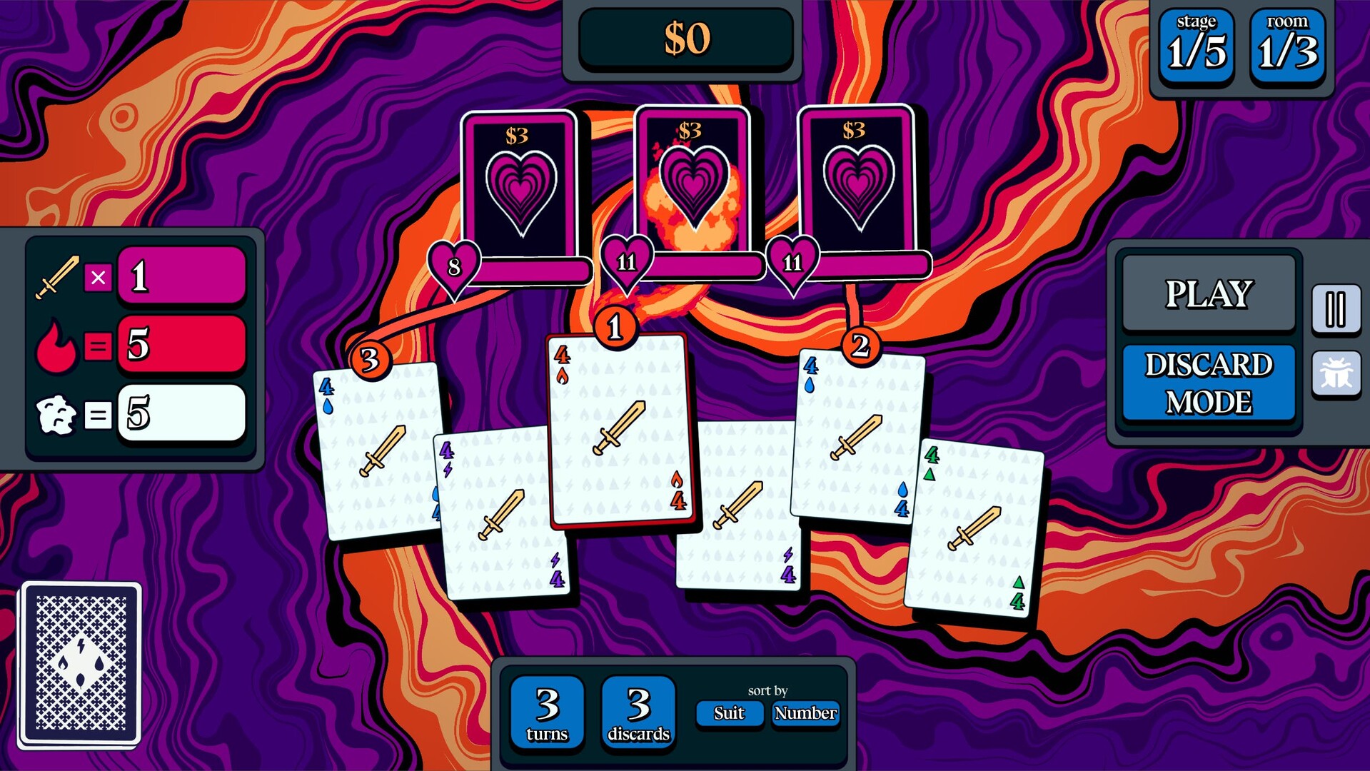 Cardinal Descent screenshot 1