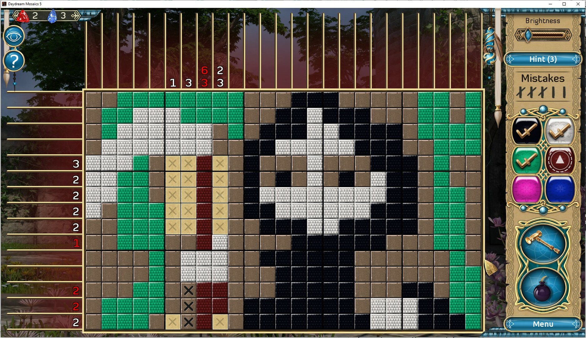 Daydream Mosaics 5: Crimson Veil screenshot 2