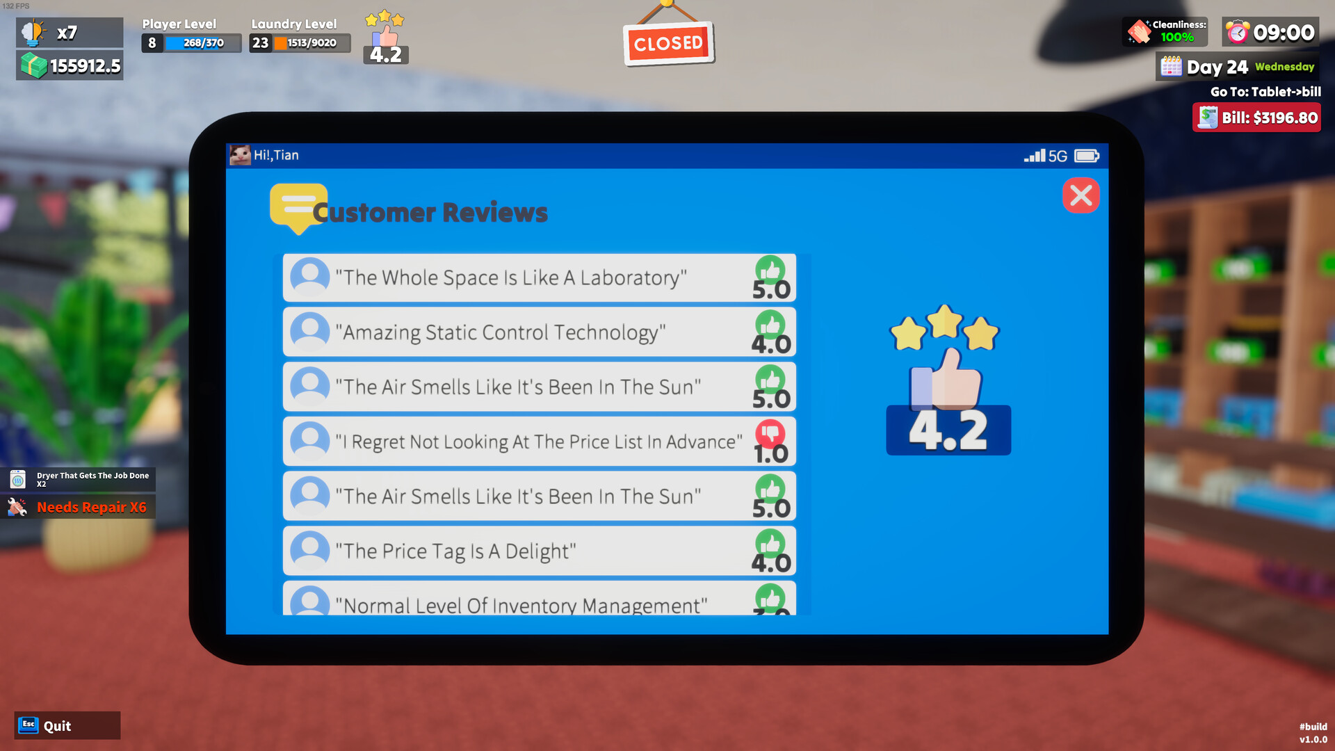 Laundry & Supermarket Simulator screenshot 5