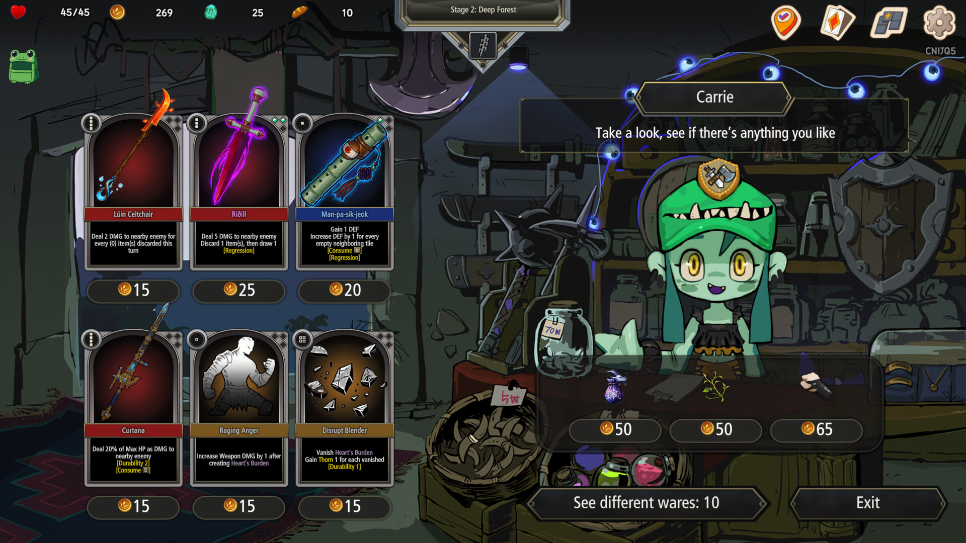 Pocket Legend : Inventory Roguelike Deckbuilder screenshot 4