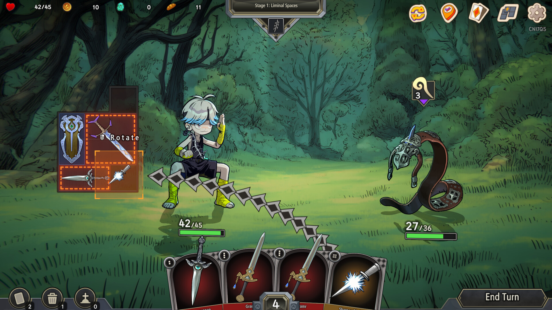Pocket Legend : Inventory Roguelike Deckbuilder screenshot 6