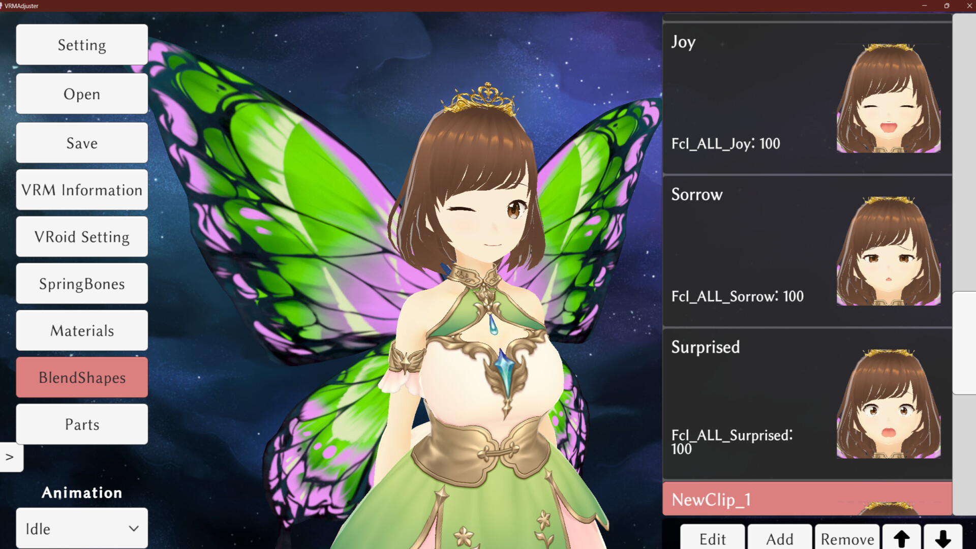 VRM Adjuster screenshot 1