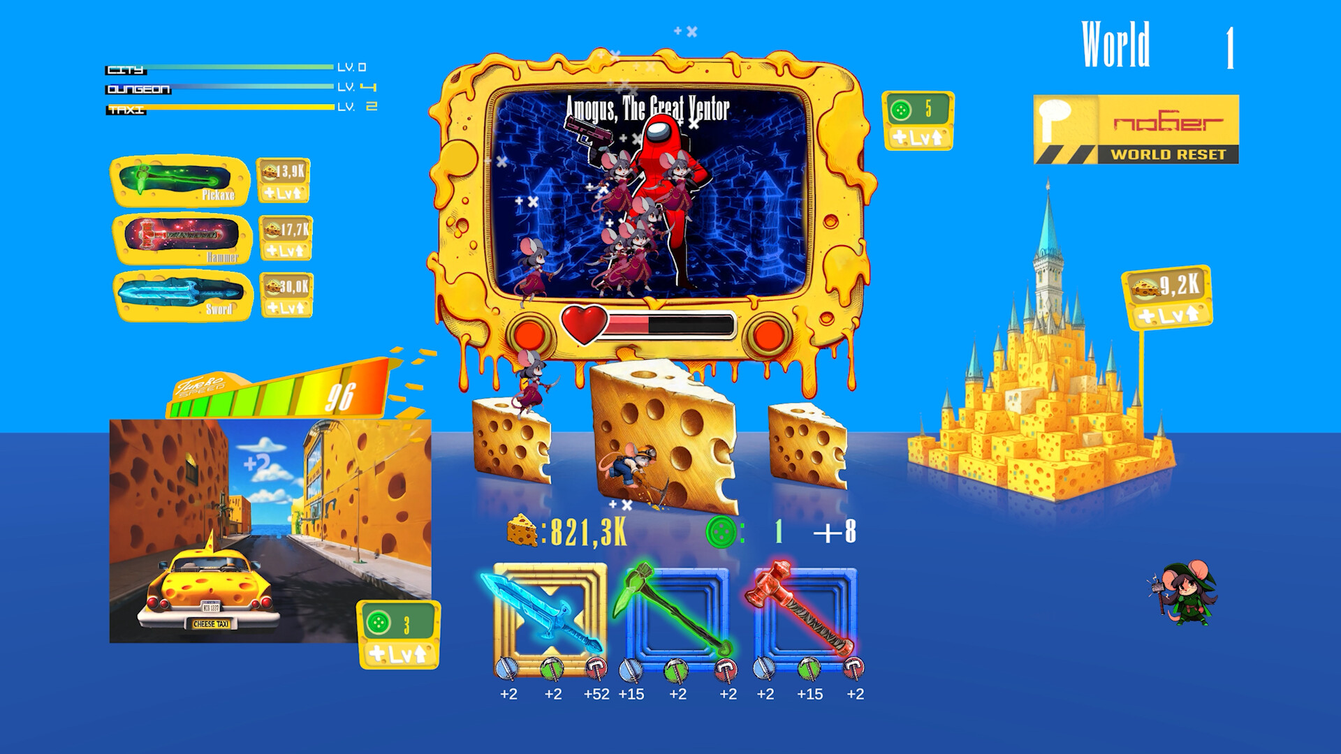 Cheese Co-op Clicker Simulator screenshot 4