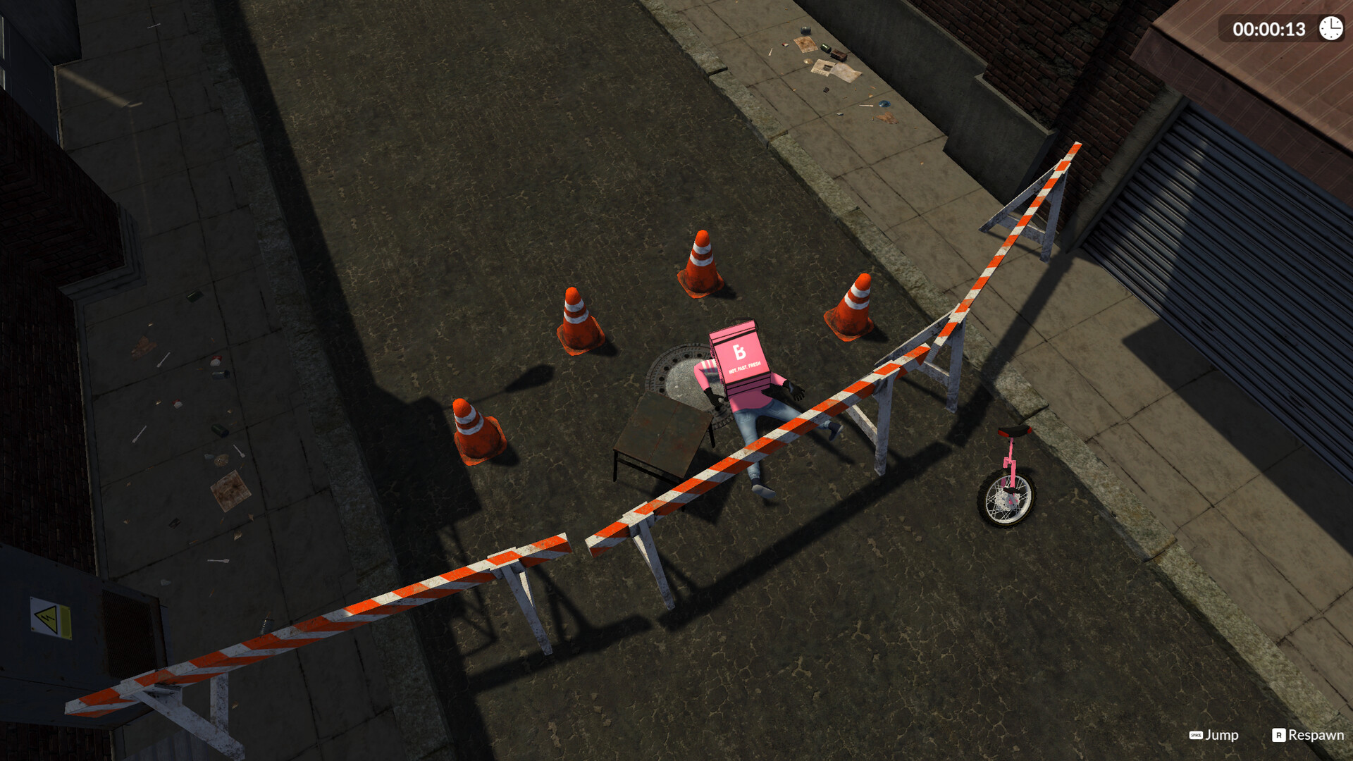 Unicycle Pizza Time! screenshot 4
