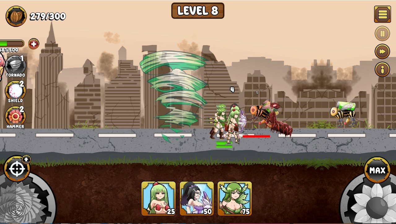 Plant Girls: Insect Invasion screenshot 2