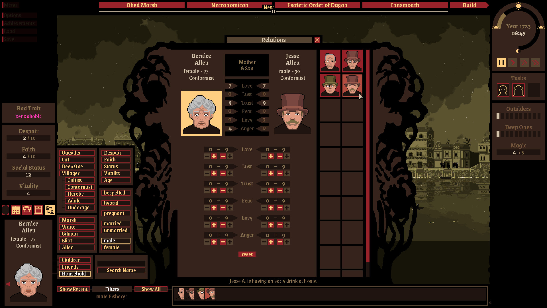 Marry a Deep One: Innsmouth Simulator screenshot 10