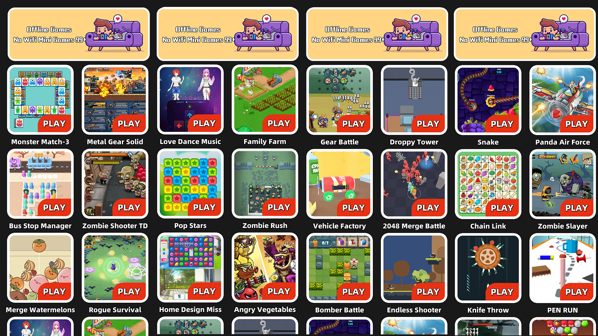 99 Games: Puzzle, Action, Strategy, Simulation, Casual, Roguelike, Shooter, RPG & More screenshot 1