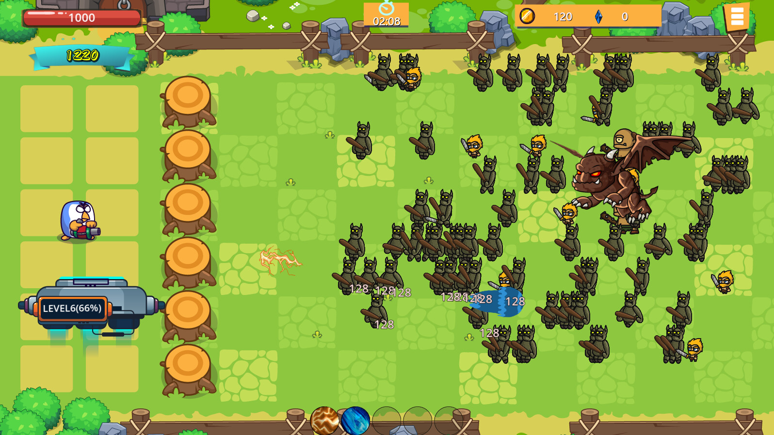 Chicken Defense War - Tower Defense screenshot 1