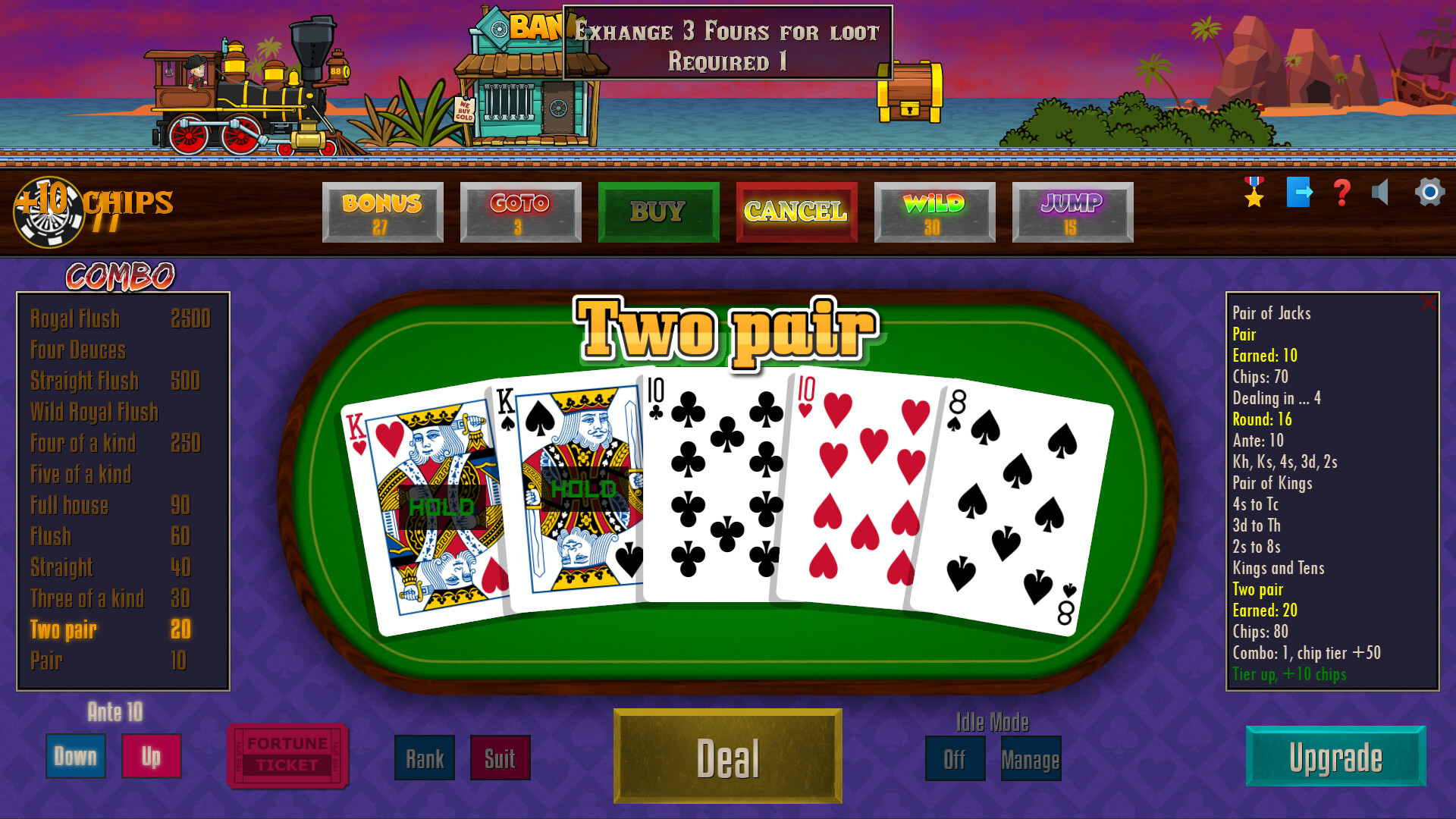 Poker Train screenshot 1