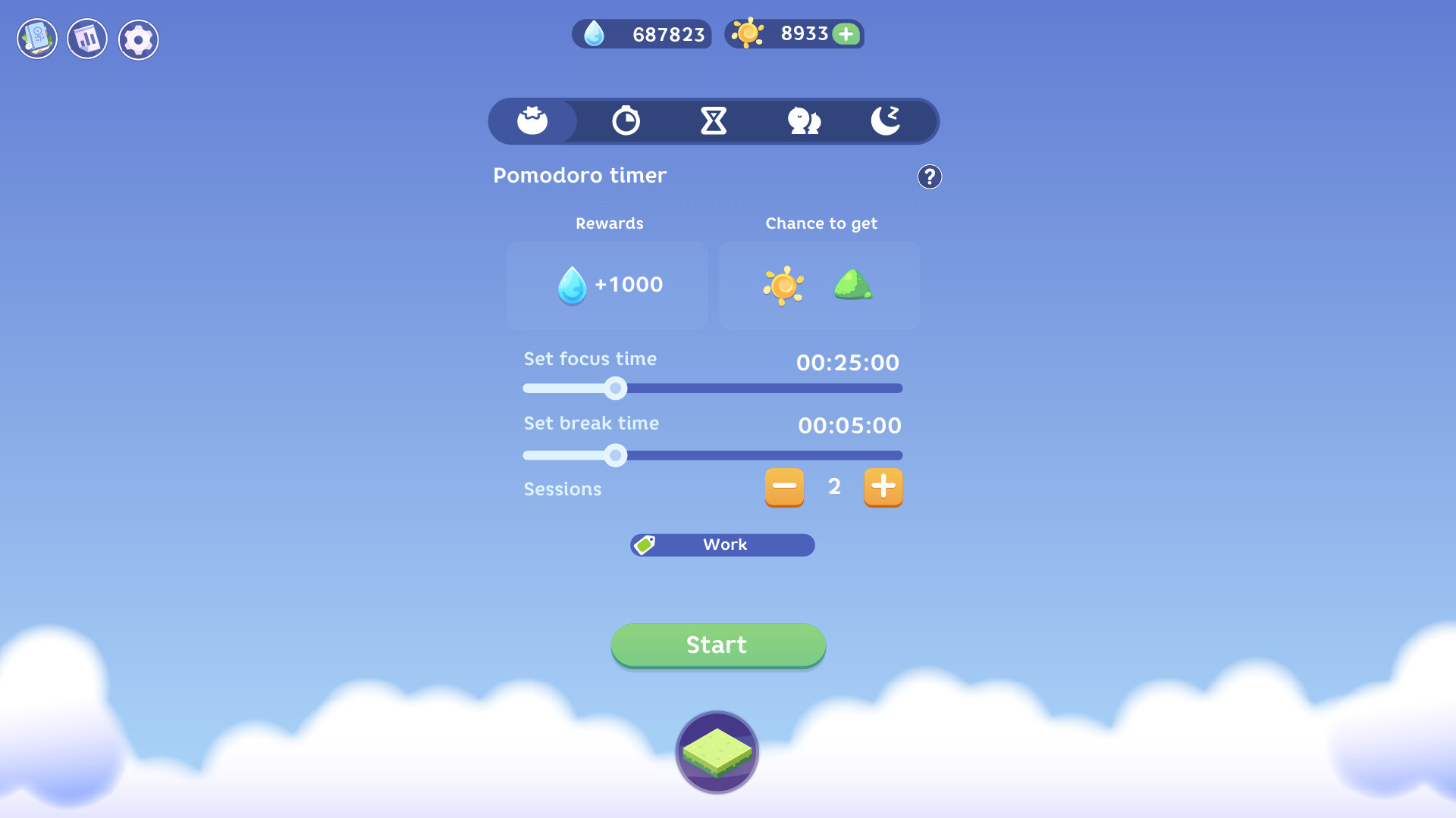 Focus Plant: Pomodoro Timer Game screenshot 2