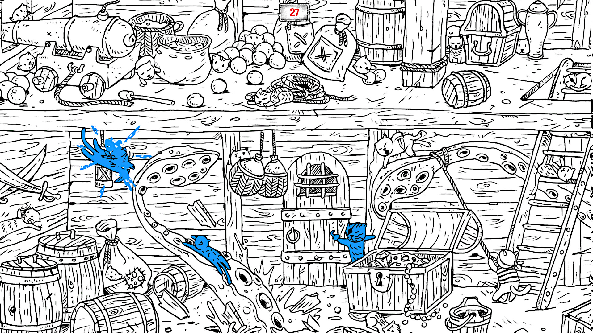 100 Find Kitties: Pirates screenshot 5