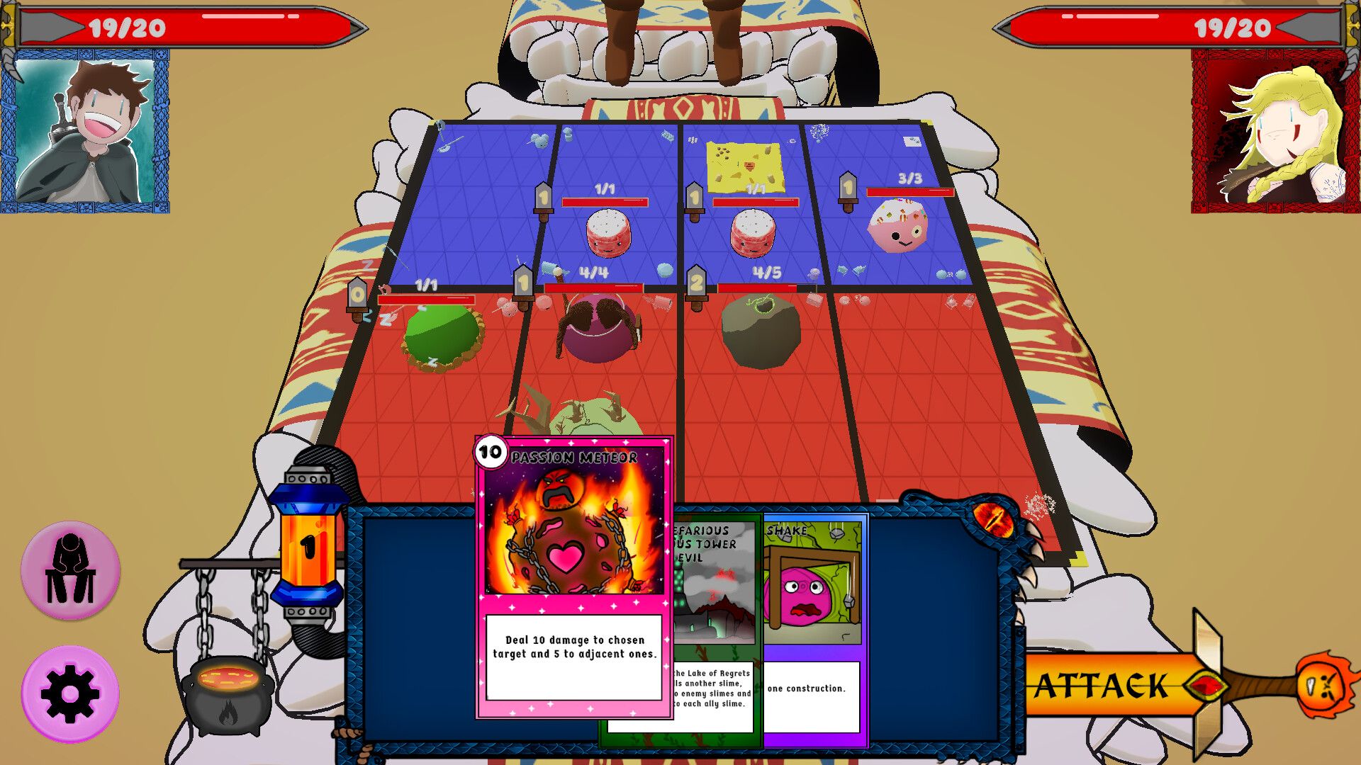 Gelecard: Guerreiros Gelatinosos screenshot 2