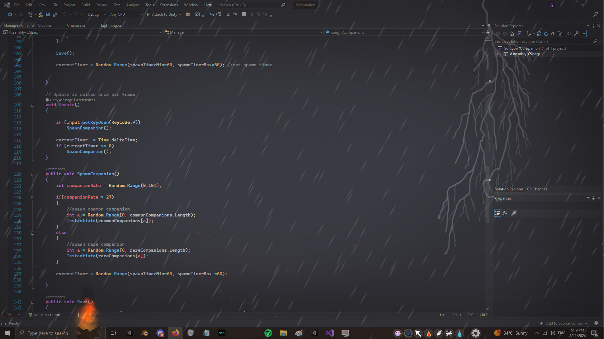 Cozy Desktop: Relaxing Weather and Atmosphere screenshot 1