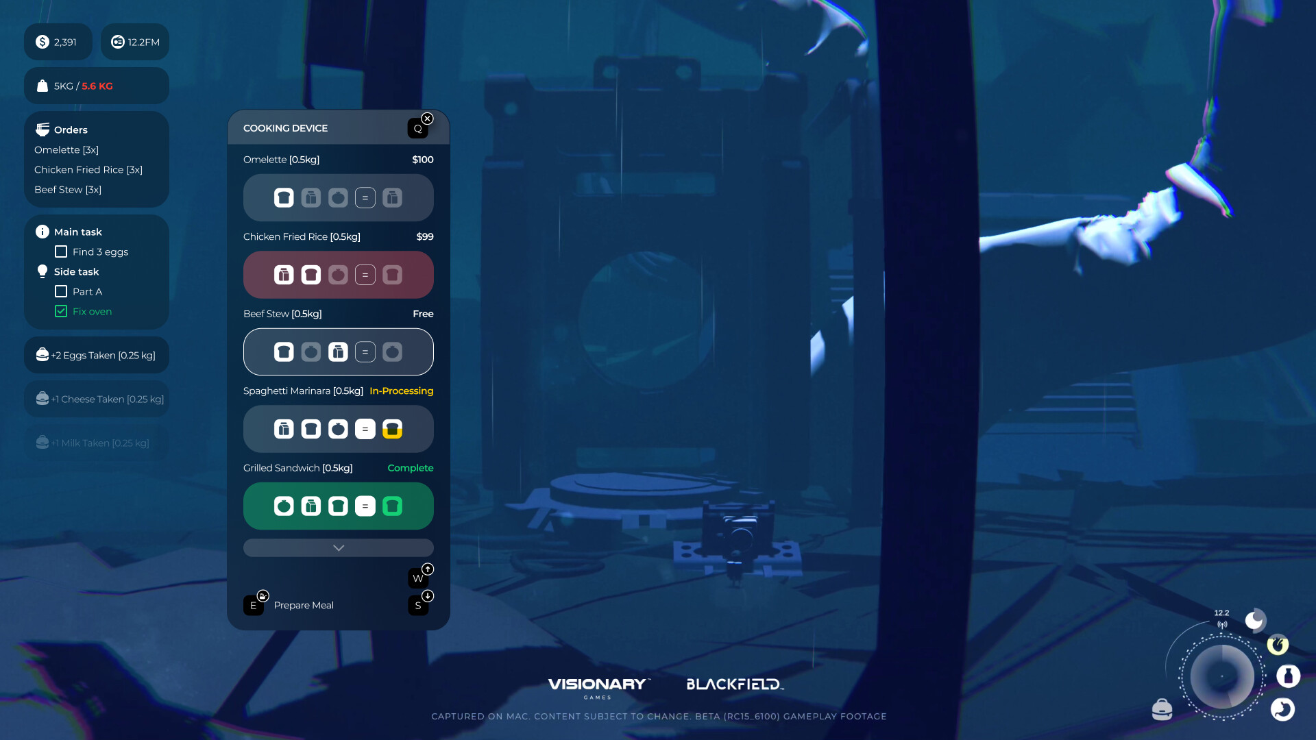 Blackfield screenshot 1