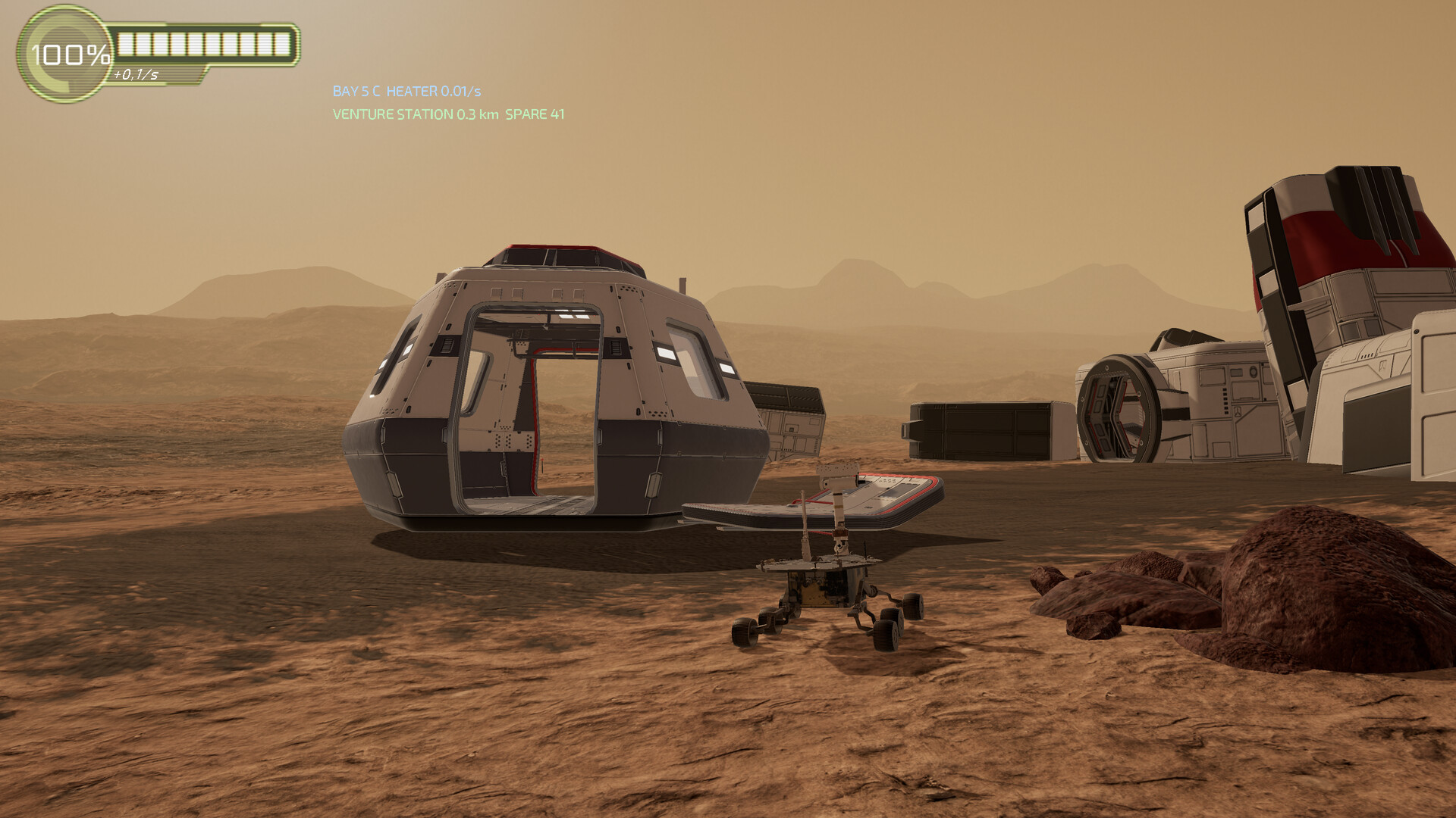 Scavengers of Mars - Rover Survival Simulator screenshot 1