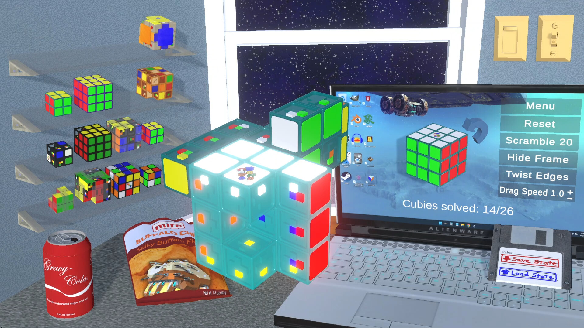 Glow Cubes screenshot 2