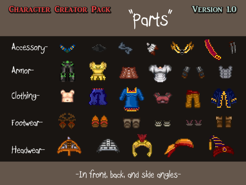 Character Creator - Graphics Pack screenshot 5