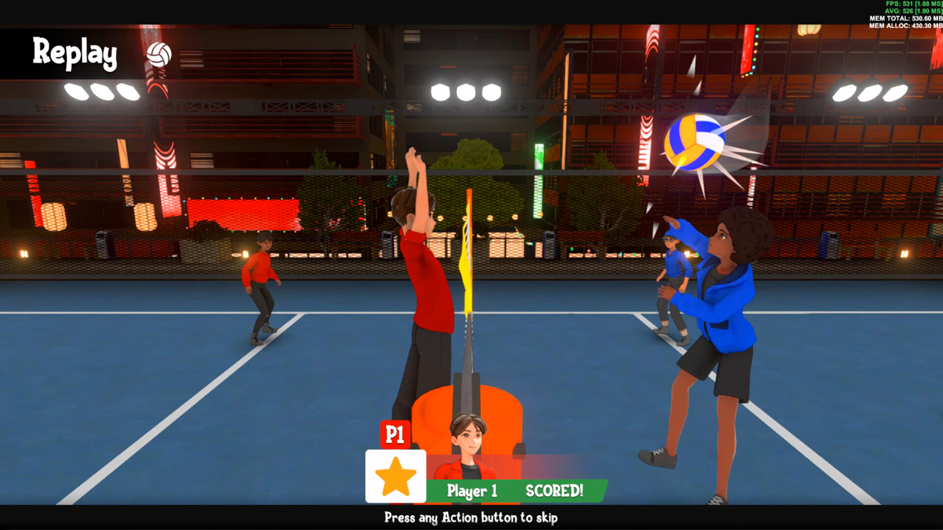 VolleySmash screenshot 2