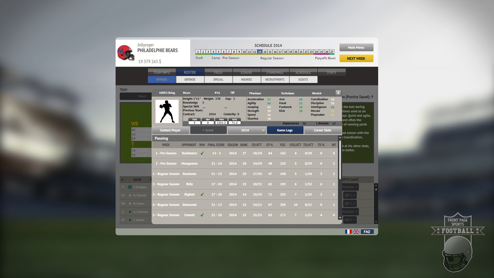 Front Page Sports Football screenshot 16