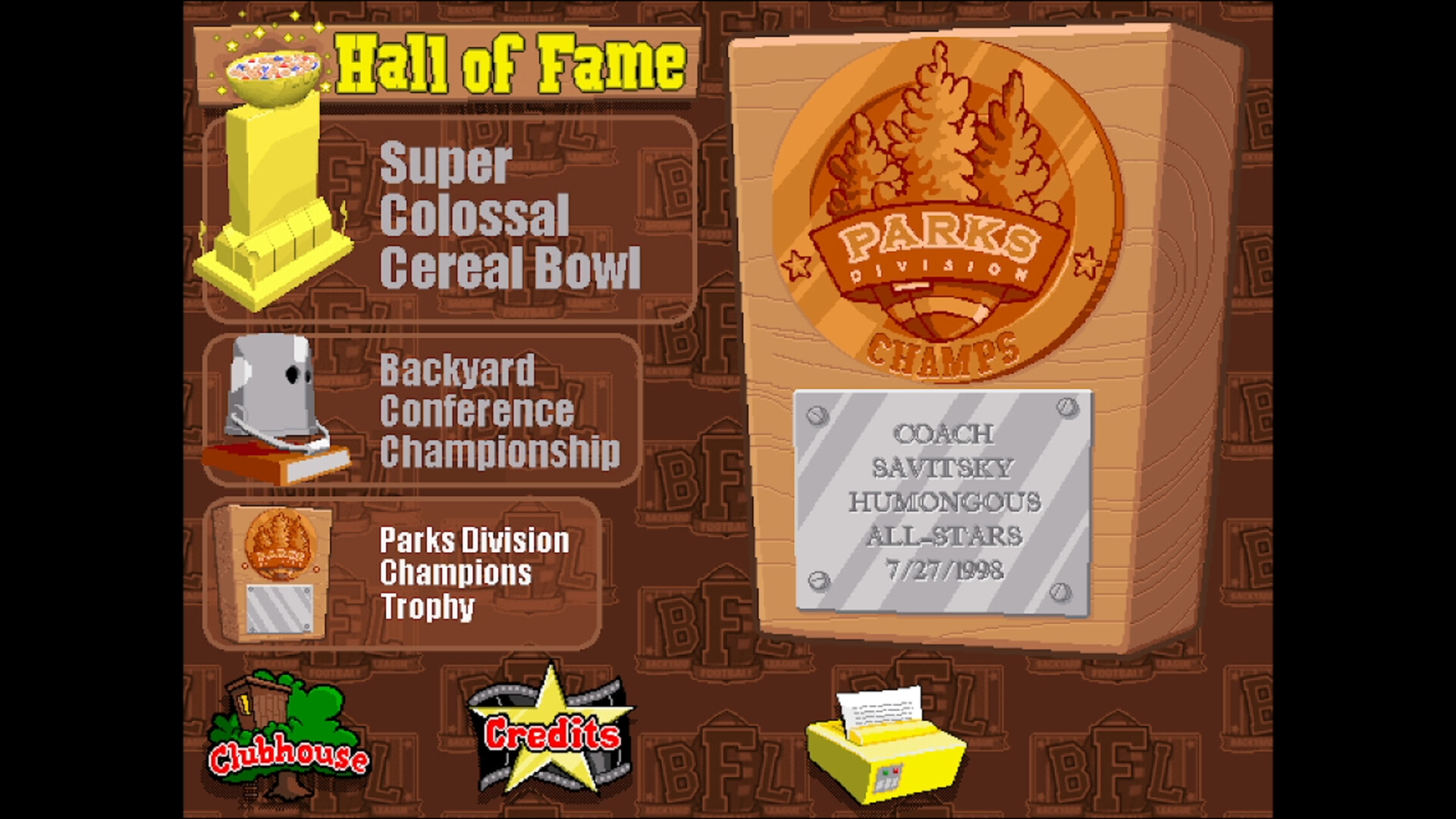 Backyard Football '99 screenshot 7