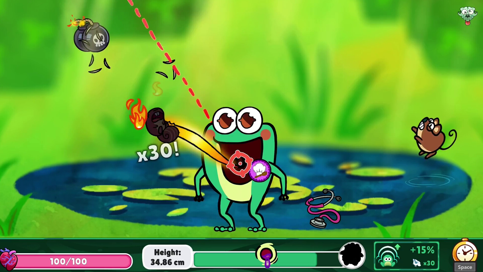 Toadled: Eating Frenzy screenshot 1