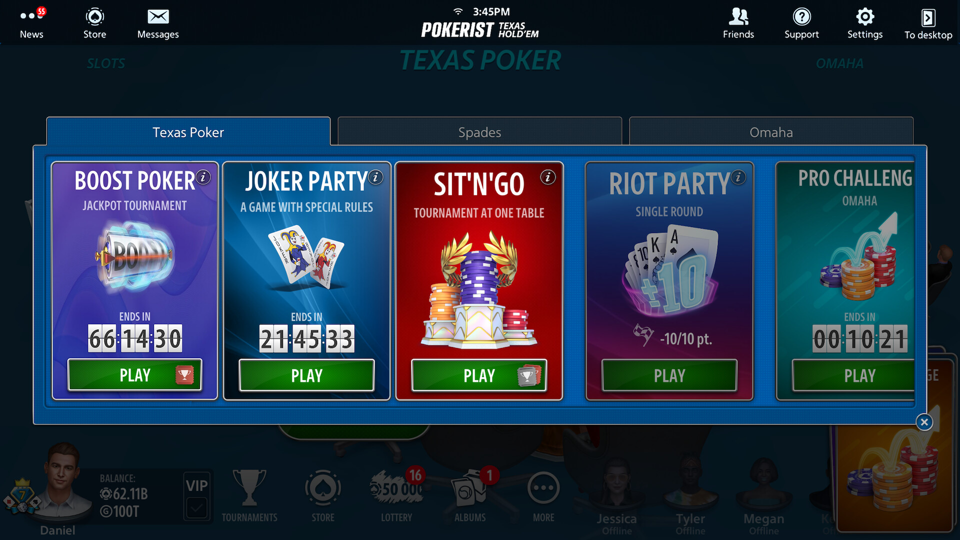 Texas Hold'em Poker: Pokerist screenshot 2