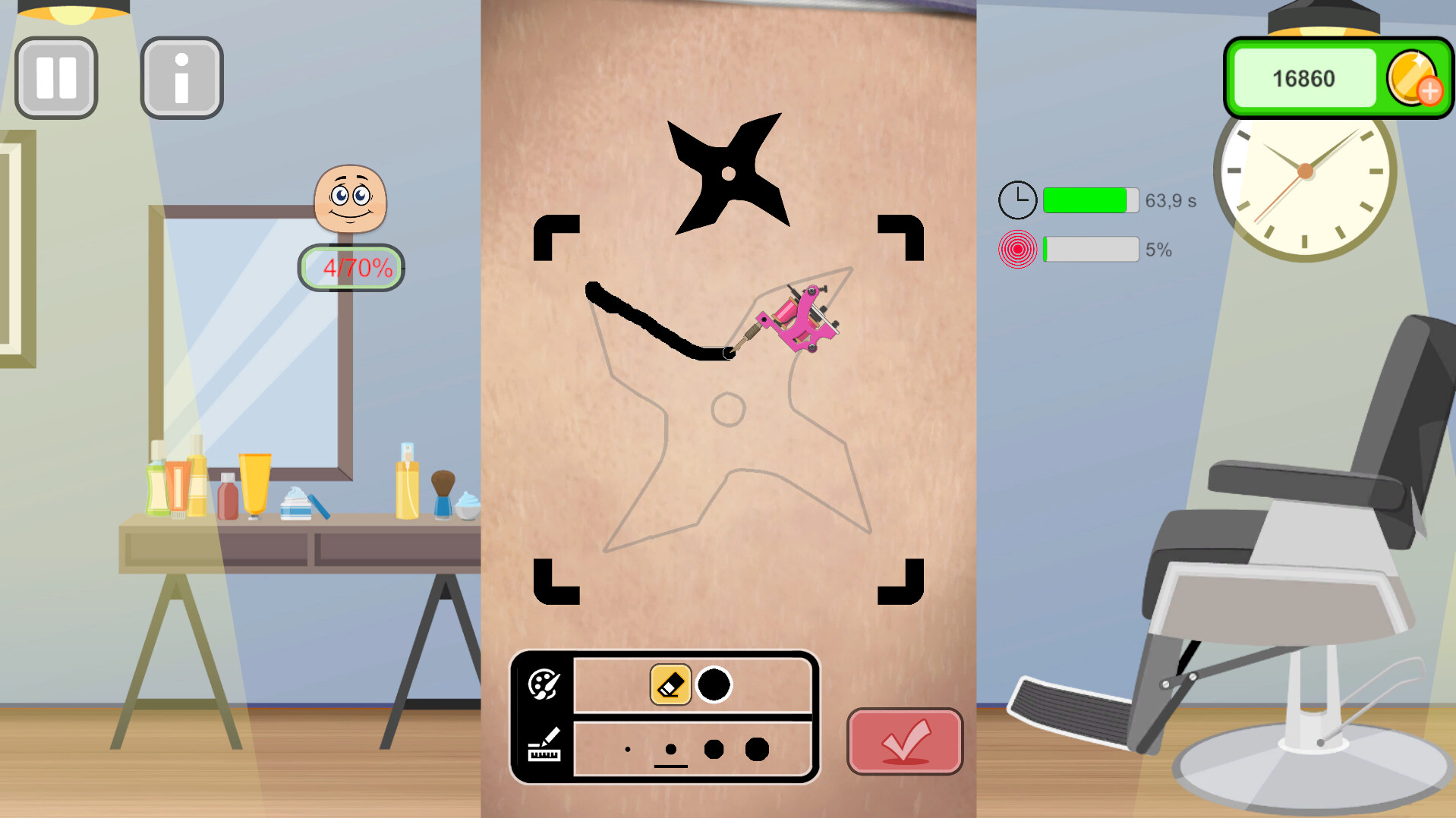 Tattoo Studio Simulator screenshot 1