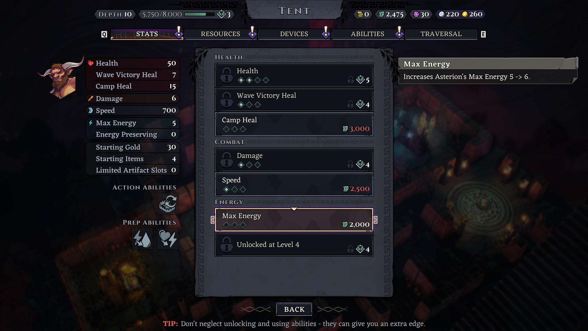 MINOS screenshot 5