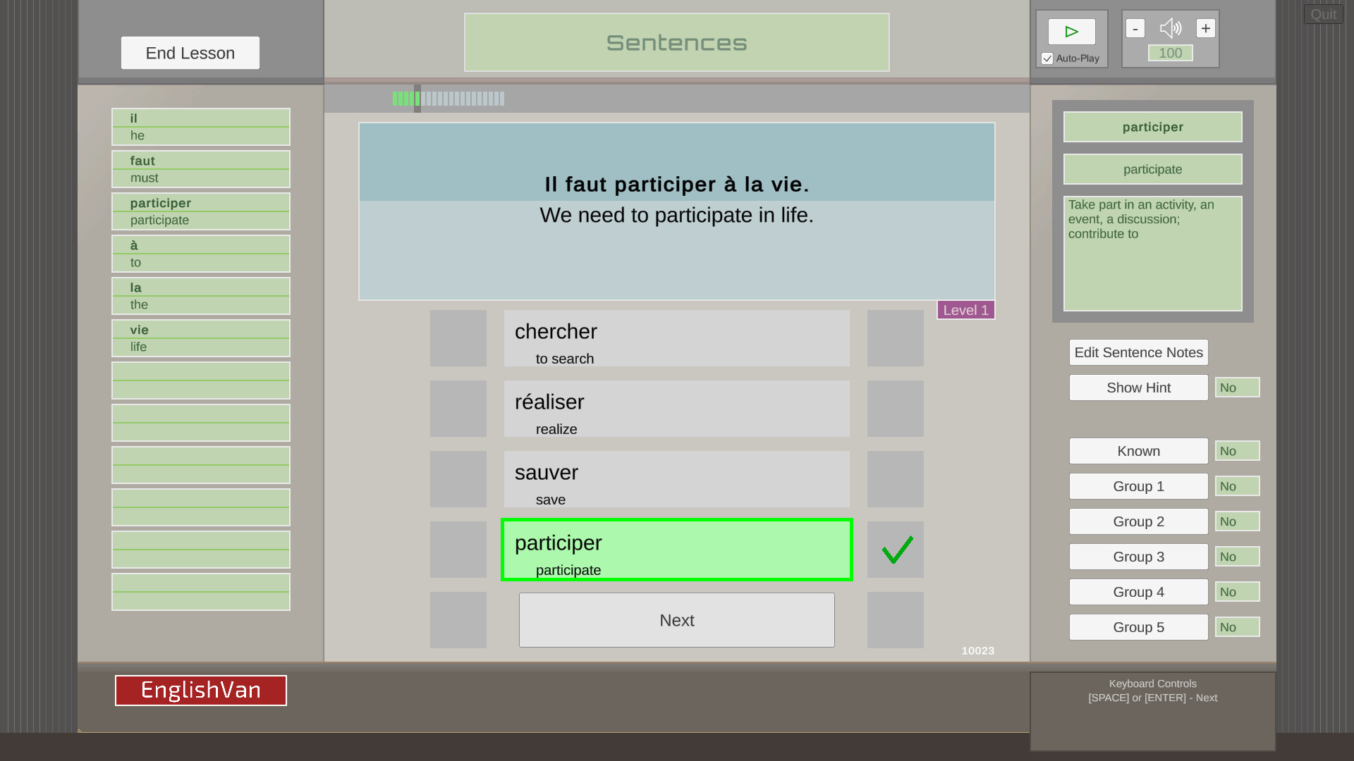 EnglishVan screenshot 4