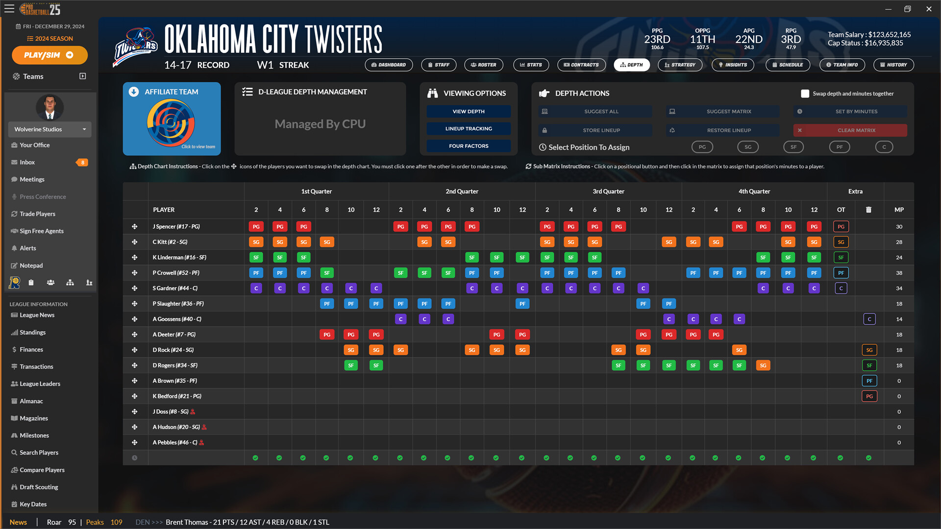Draft Day Sports: Pro Basketball 2025 screenshot 7