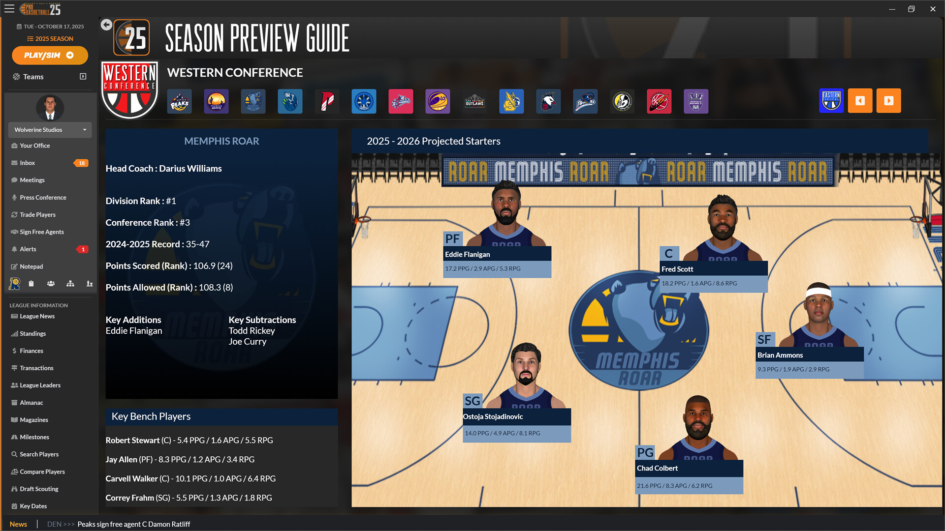 Draft Day Sports: Pro Basketball 2025 screenshot 12
