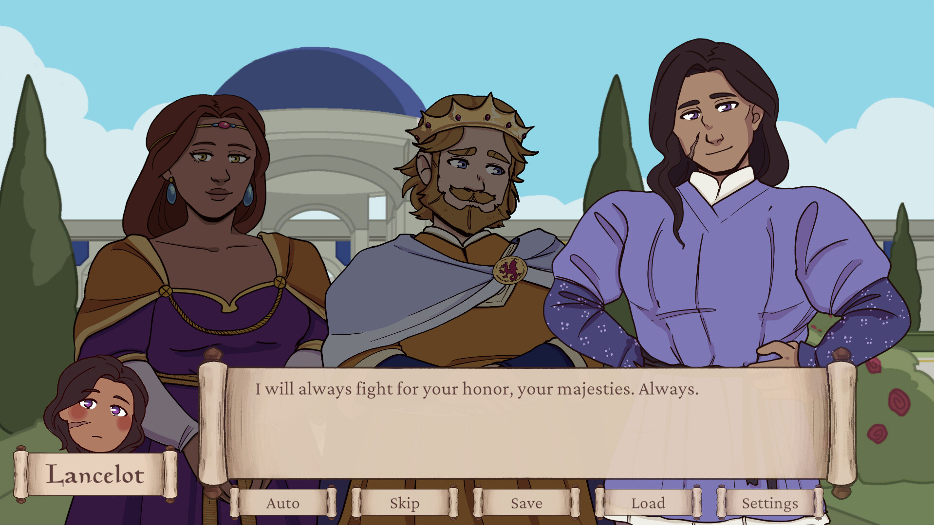 Camelot Crush: A Round Table Dating Sim screenshot 2