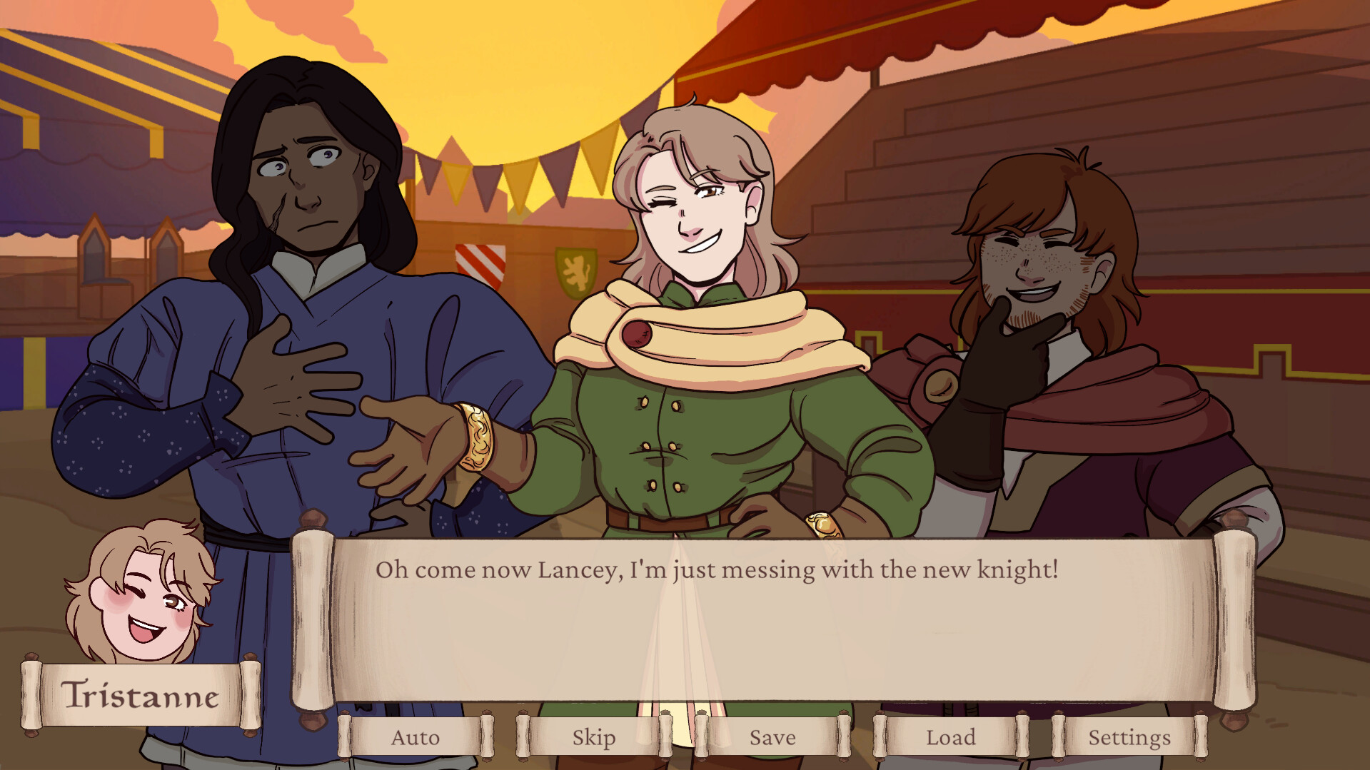 Camelot Crush: A Round Table Dating Sim screenshot 1