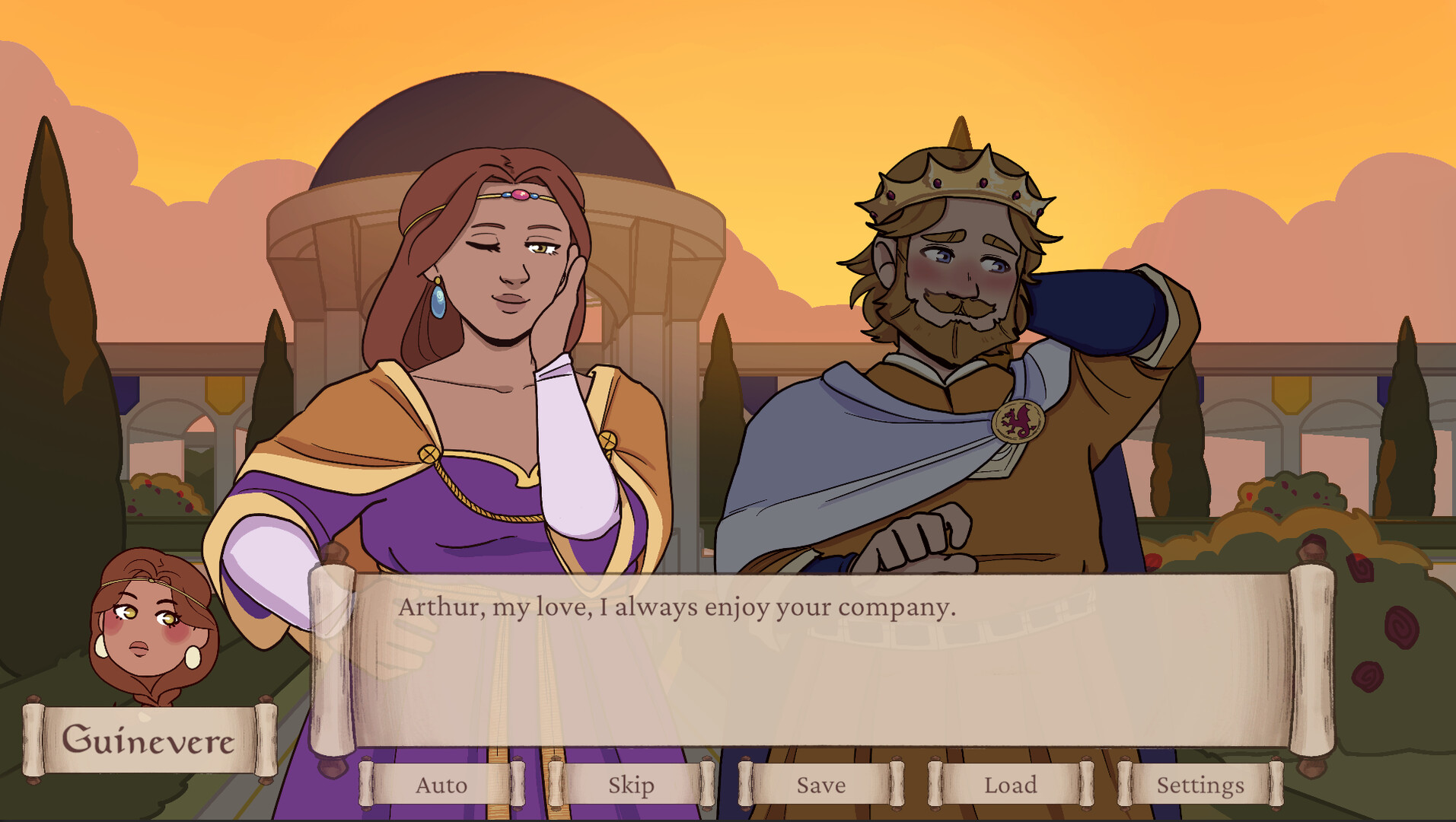 Camelot Crush: A Round Table Dating Sim screenshot 5