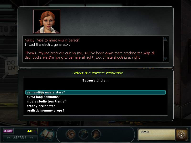 Nancy Drew® Dossier: Lights, Camera, Curses! screenshot 5