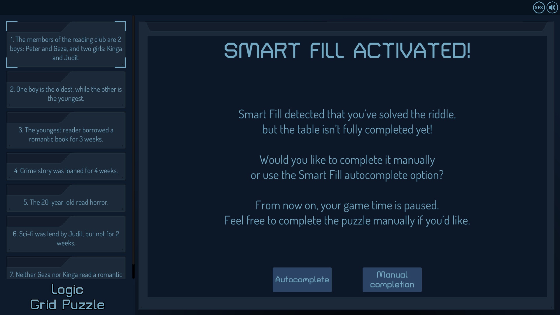 Logic Grid Puzzle screenshot 12