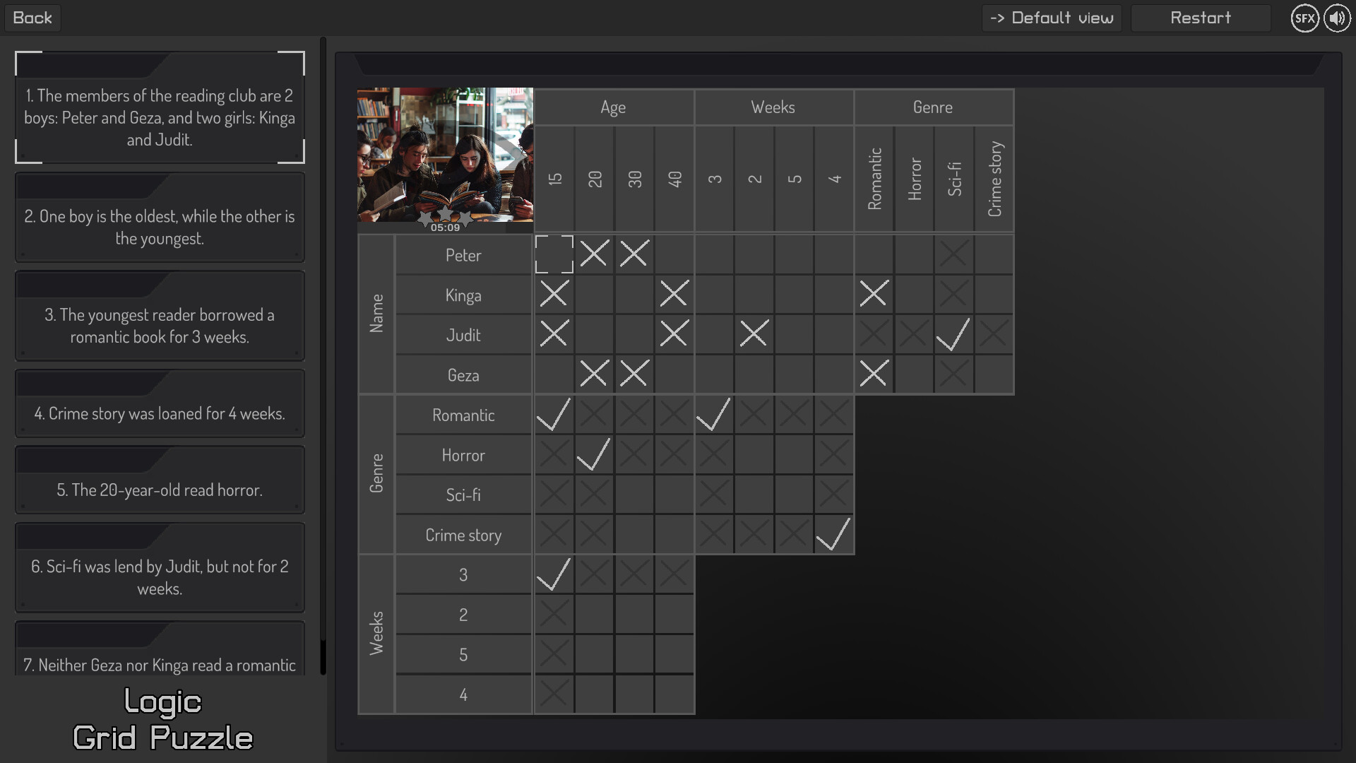 Logic Grid Puzzle screenshot 15